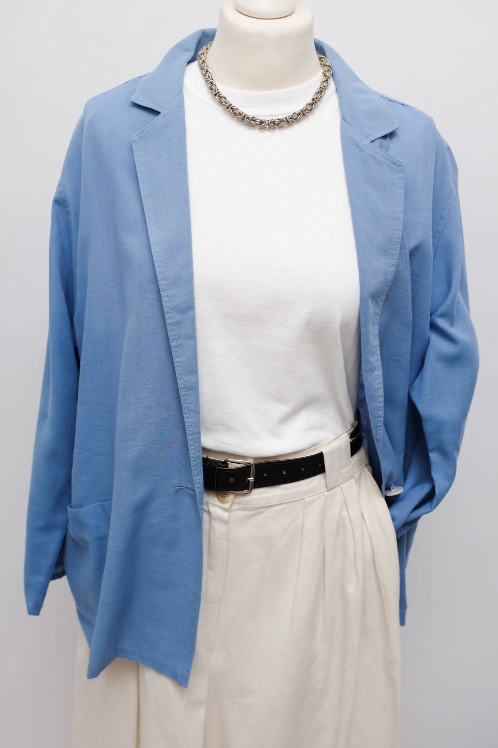 BLUE VINTAGE SUMMER BLAZER