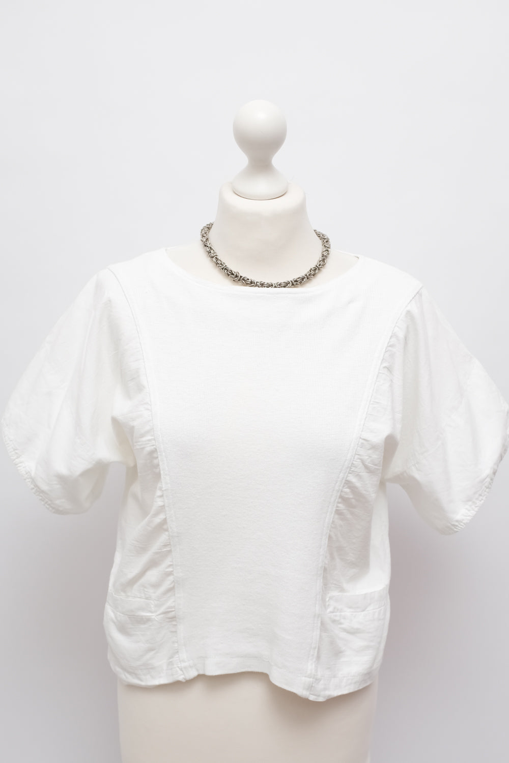 PURE COTTON CROP PLEATED VINTAGE SHIRT