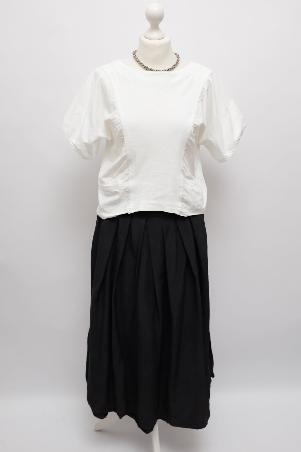 PURE COTTON CROP PLEATED VINTAGE SHIRT