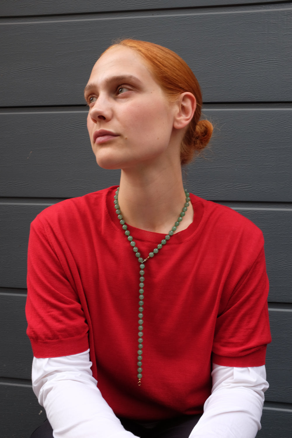 PRADA VINTAGE PURE RED WOOL KNIT