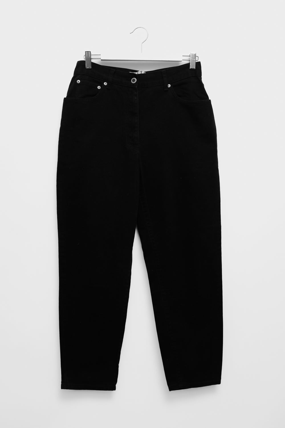 BLACK BARREL VINTAGE DENIM PANTS