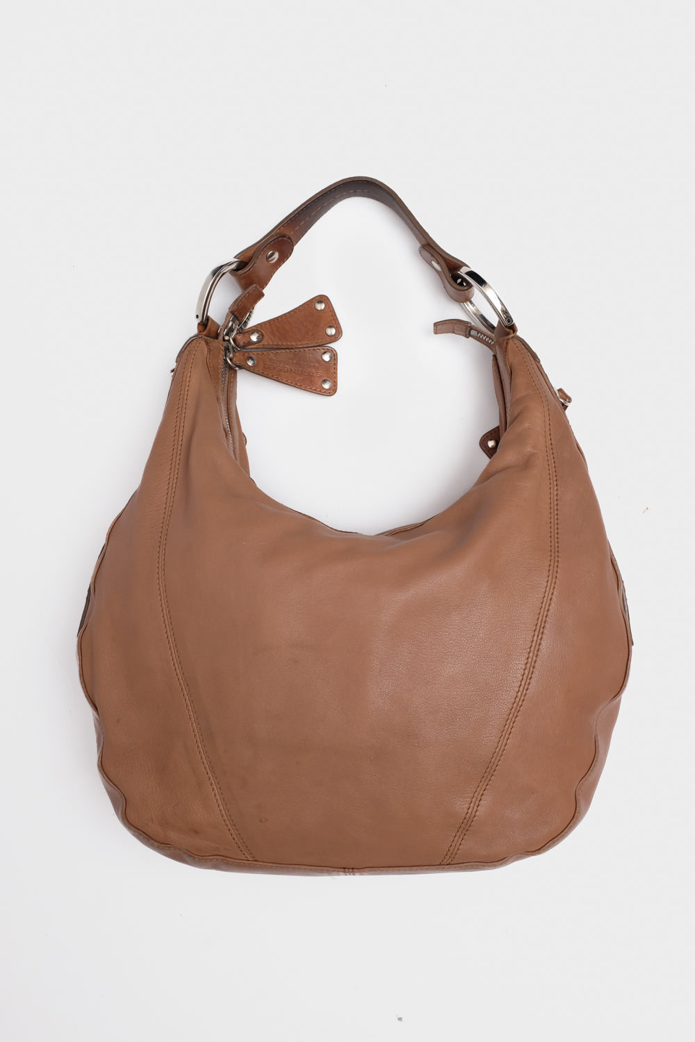 STRENESSE LEATHER BROWN SWING BAG