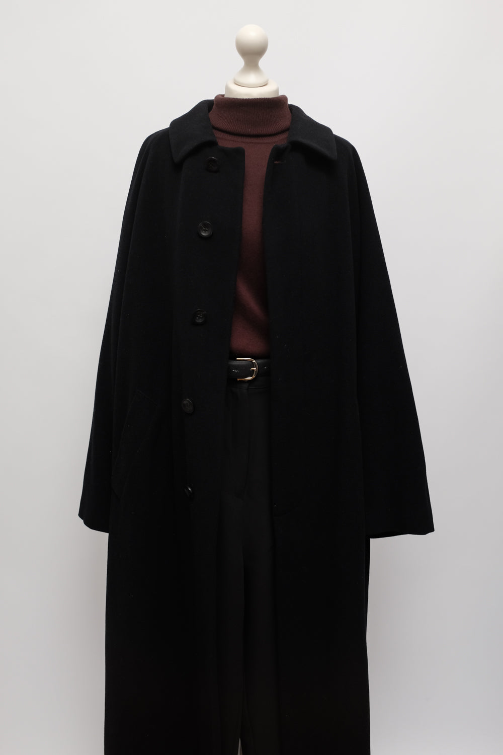 PURE CASHMERE SILK BROWN TURTLE SWEATER