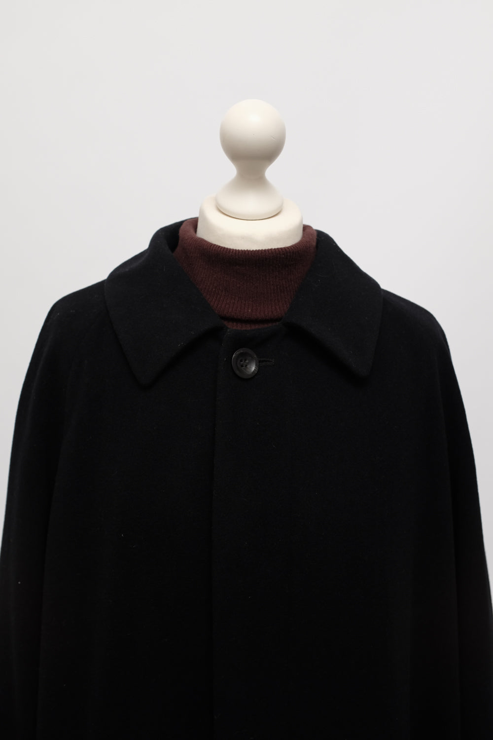 PURE CASHMERE SILK BROWN TURTLE SWEATER