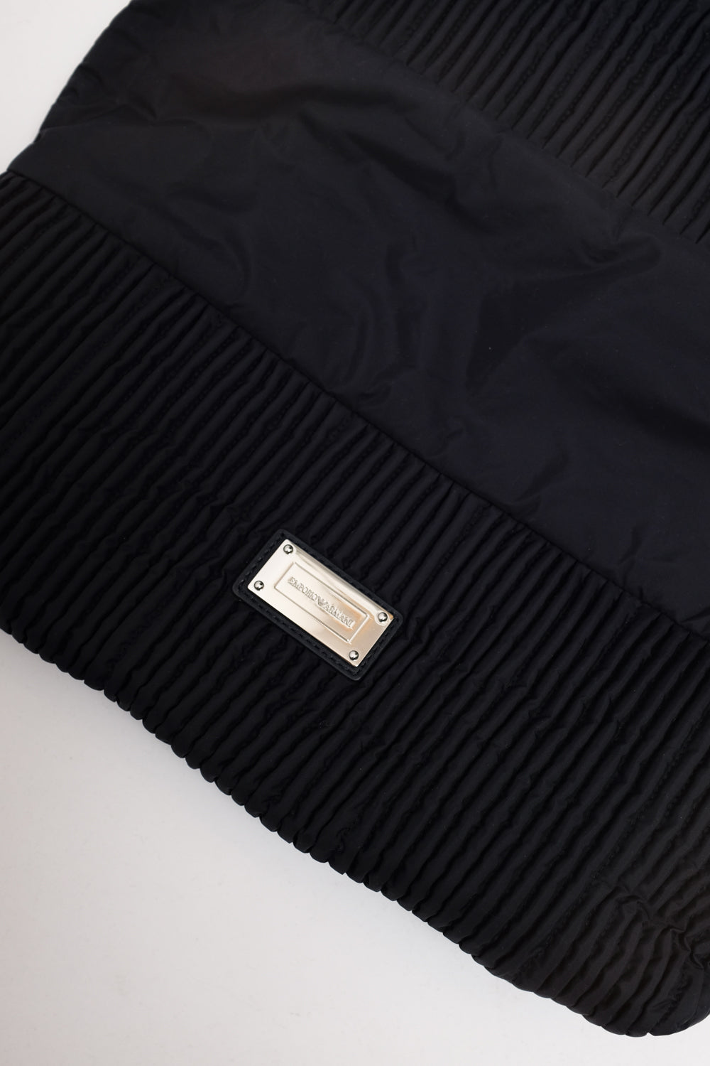 EMPORIO ARMANI PLEATED TECHNICAL MINIMAL BAG