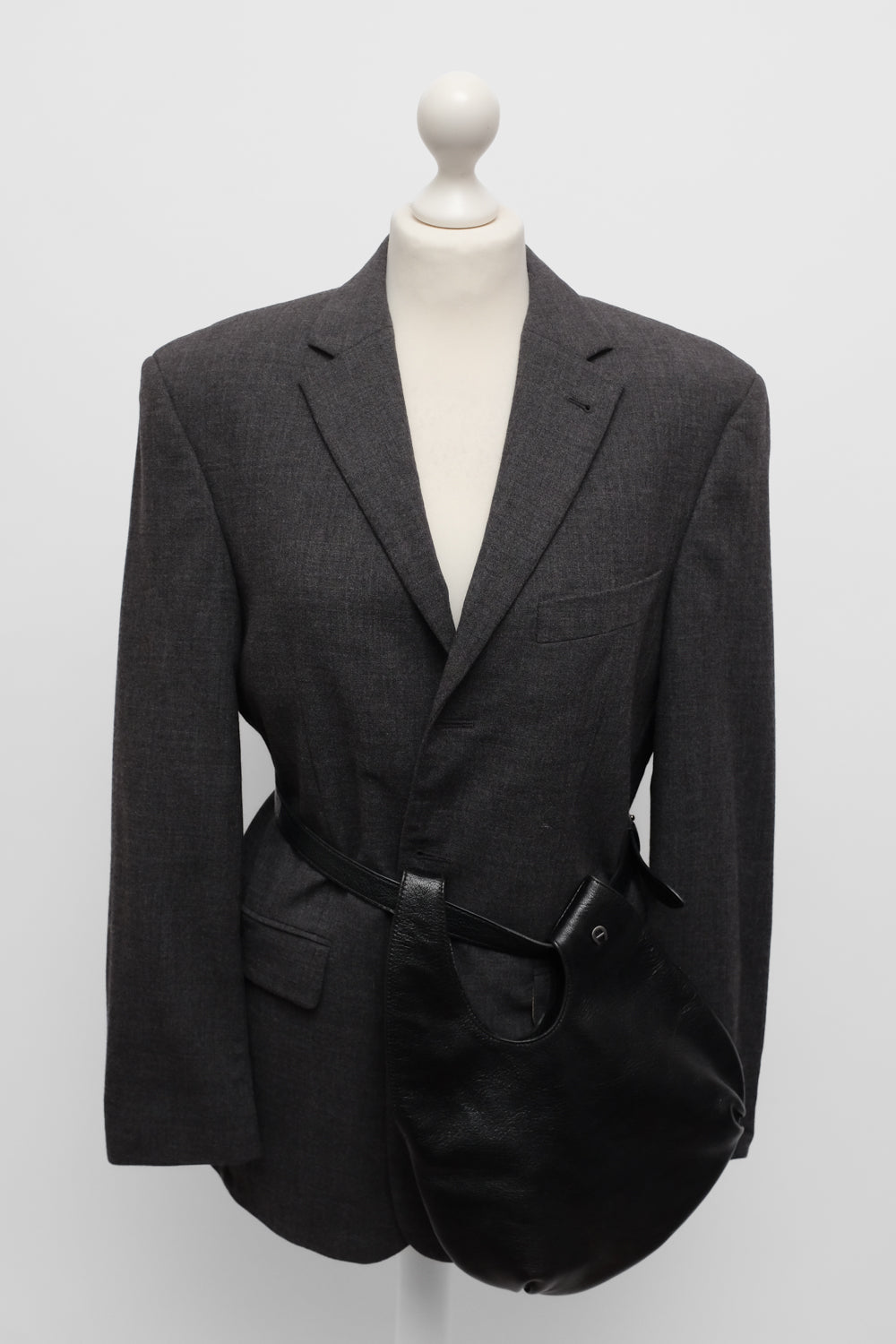 PURE WOOL ANTHRACITE VINTAGE BLAZER