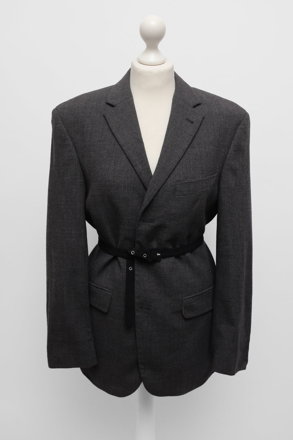 PURE WOOL ANTHRACITE VINTAGE BLAZER