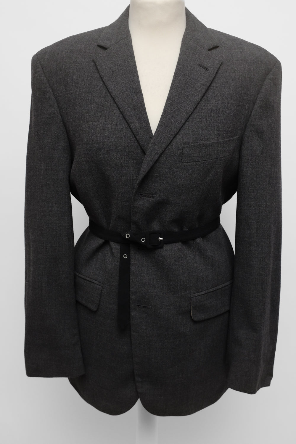 PURE WOOL ANTHRACITE VINTAGE BLAZER