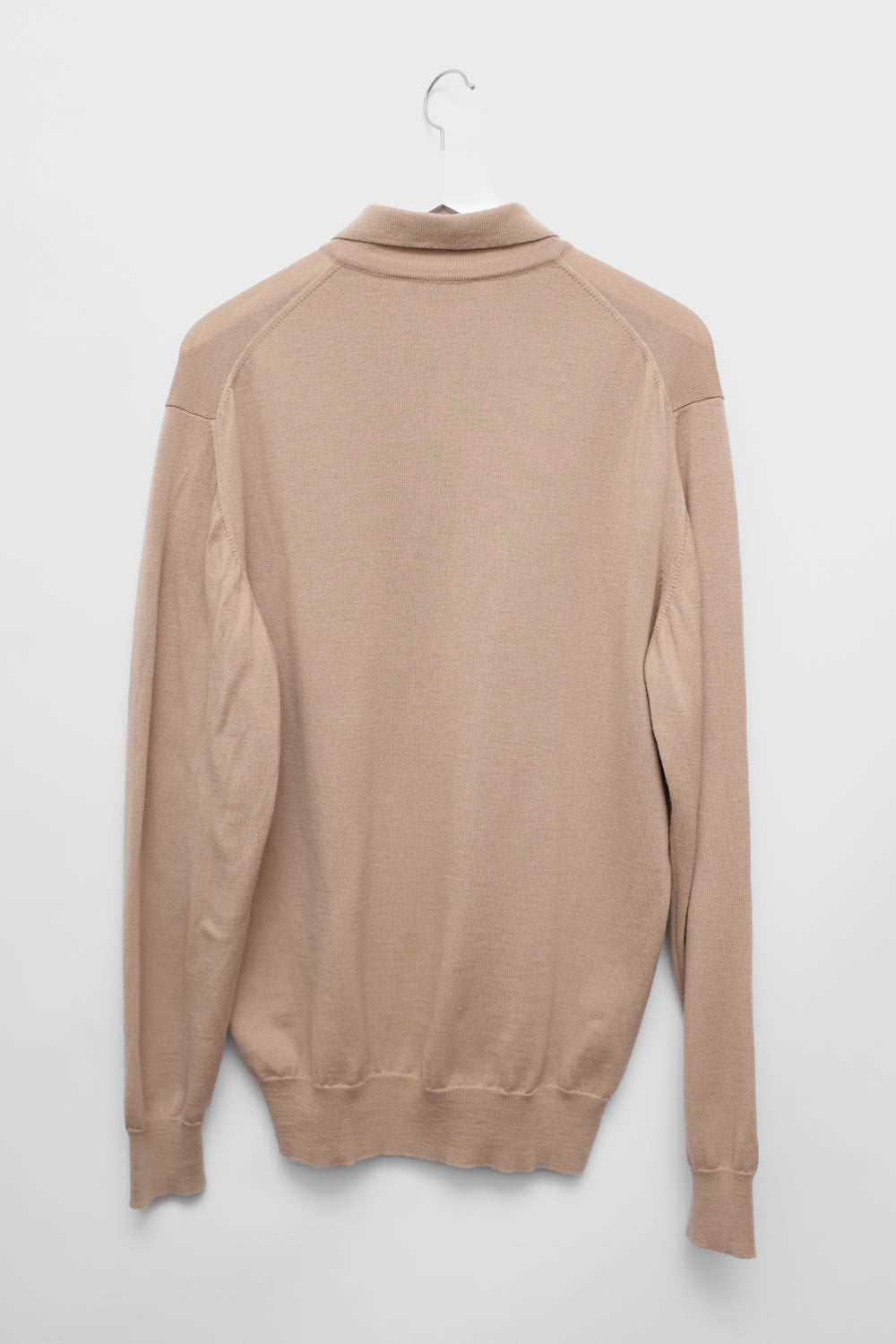 YSL VINTAGE YVES SAINT LAURENT PURE WOOL POLO KNIT