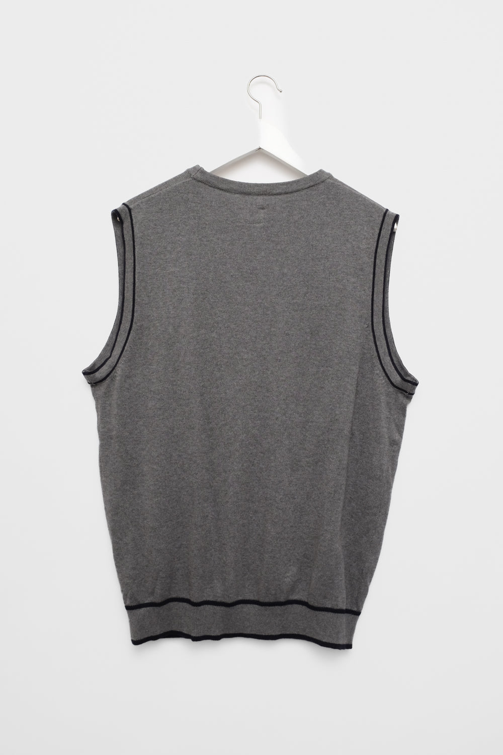 PURE COTTON GREY VEST TOP