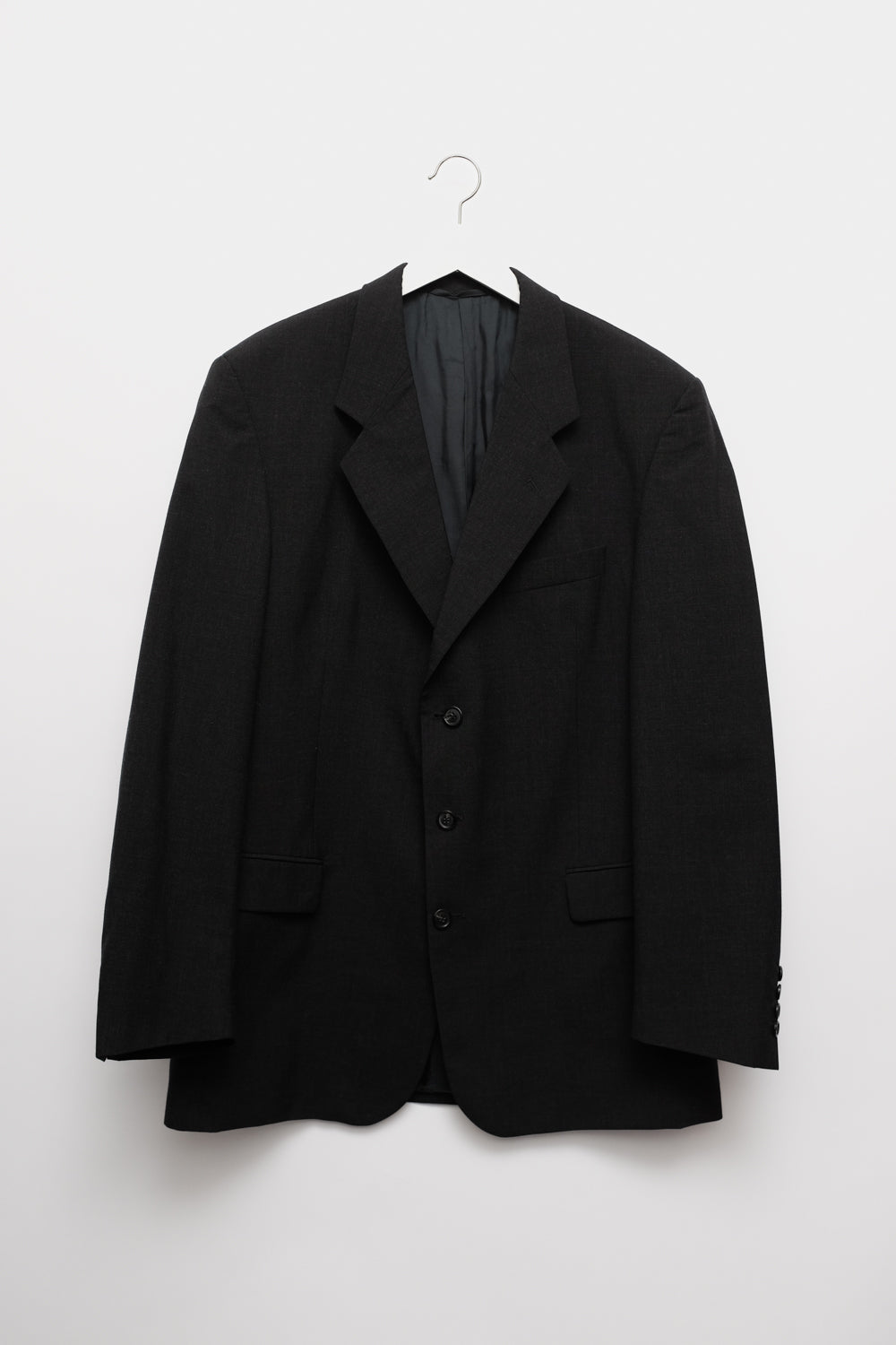 PURE WOOL BLACK VINTAGE OVER BLAZER