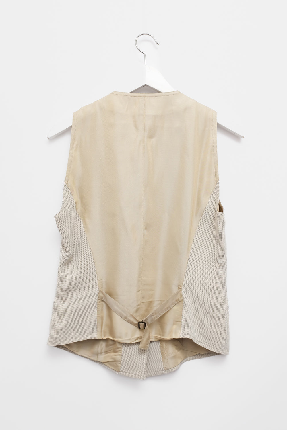 WOOL CREME VINTAGE SUIT VEST