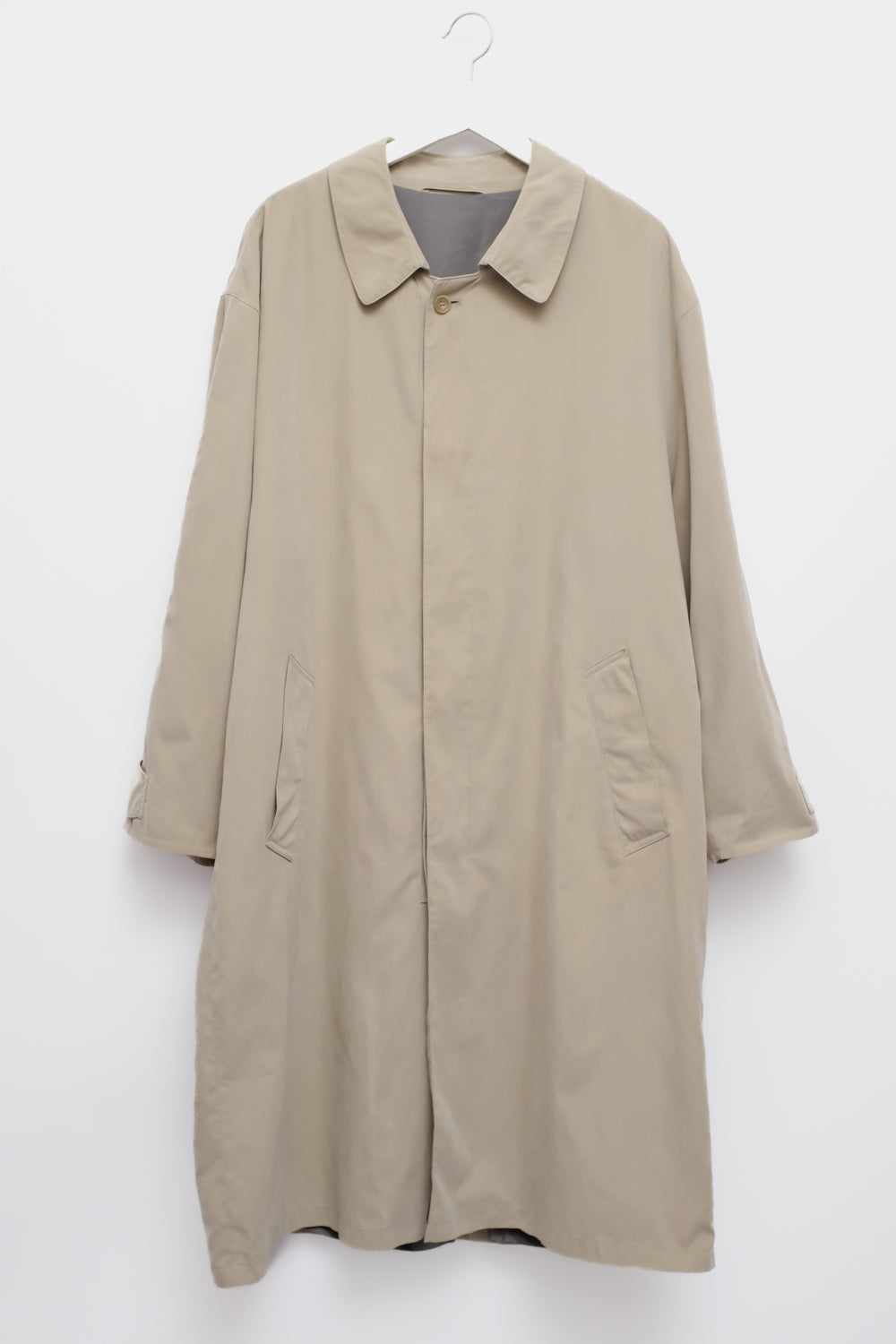 LONG CLASSY BEIGE TRENCH COAT