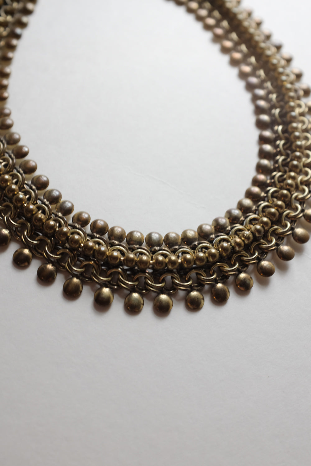 VINTAGE CHOKER ANTIQUE GOLD NECKLACE