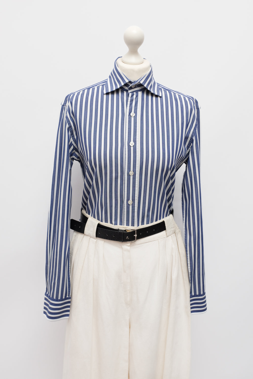 PURE COTTON BOLD STRIPED SHIRT