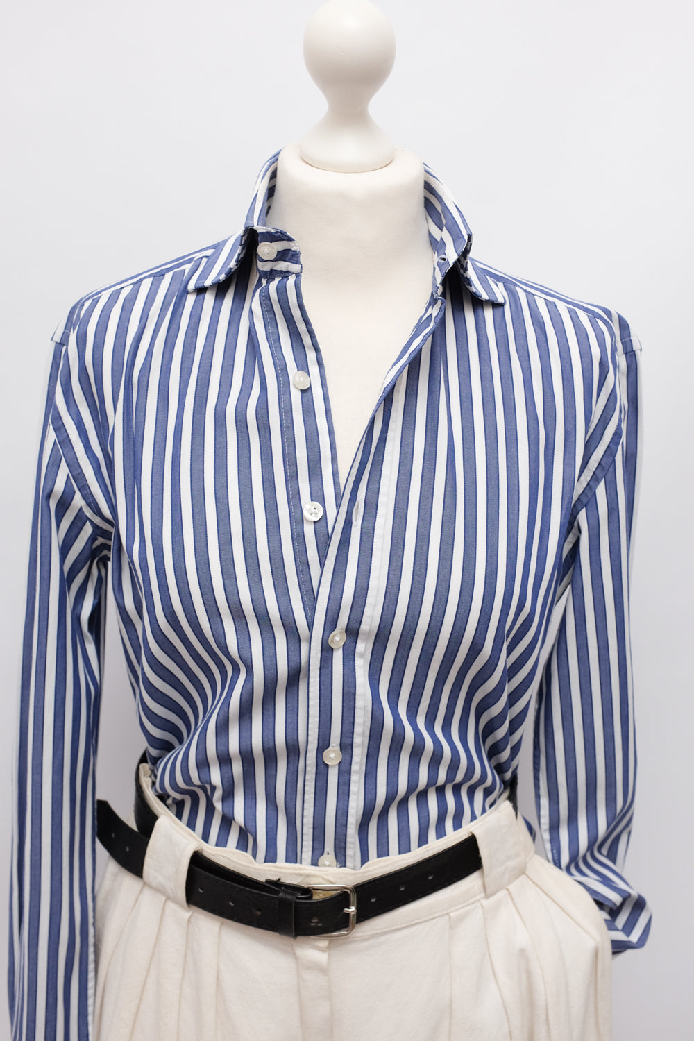 PURE COTTON BOLD STRIPED SHIRT