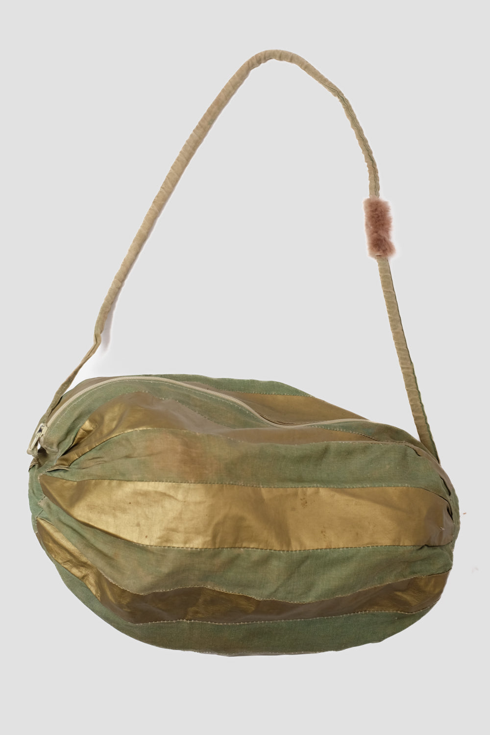 VINTAGE BALLON MINT GOLD BAG