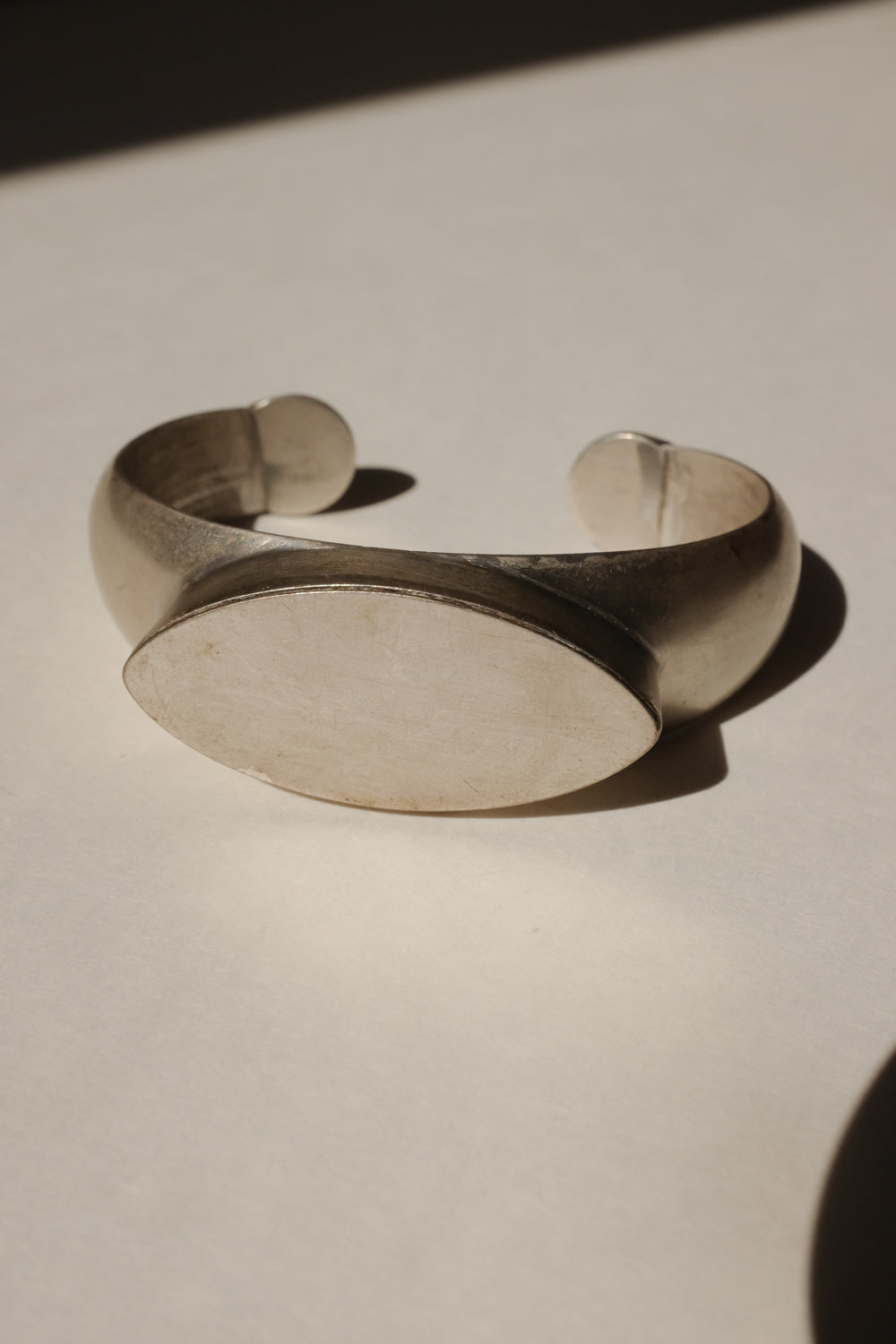 VINTAGE BOLD SILVER SIGNET BRACELET