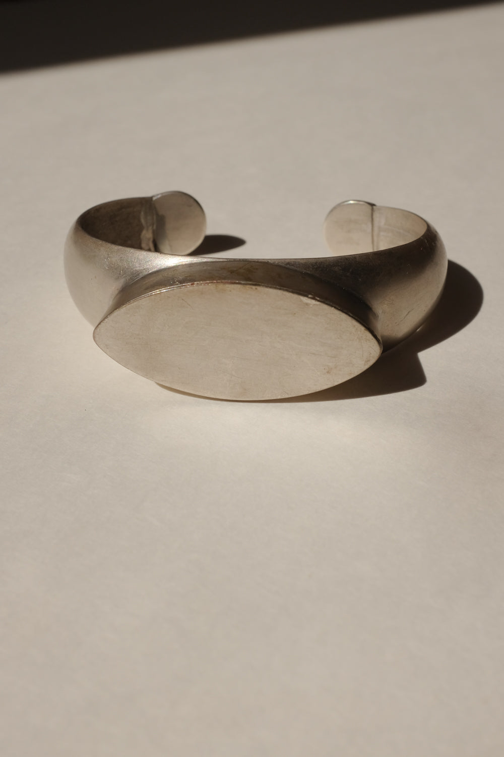 VINTAGE BOLD SILVER SIGNET BRACELET