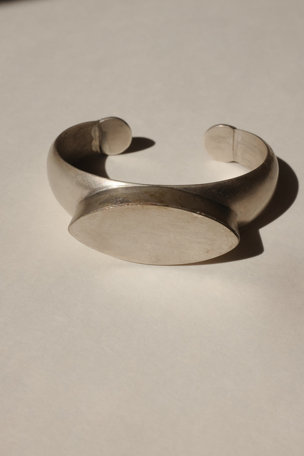 VINTAGE BOLD SILVER SIGNET BRACELET