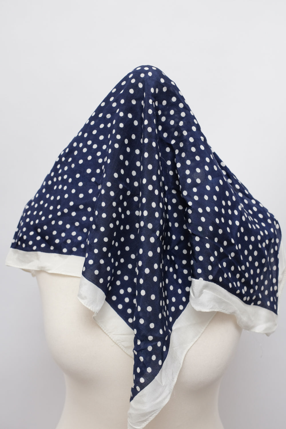 PURE VISCOSE VINTAGE POLKA DOTS SCARF
