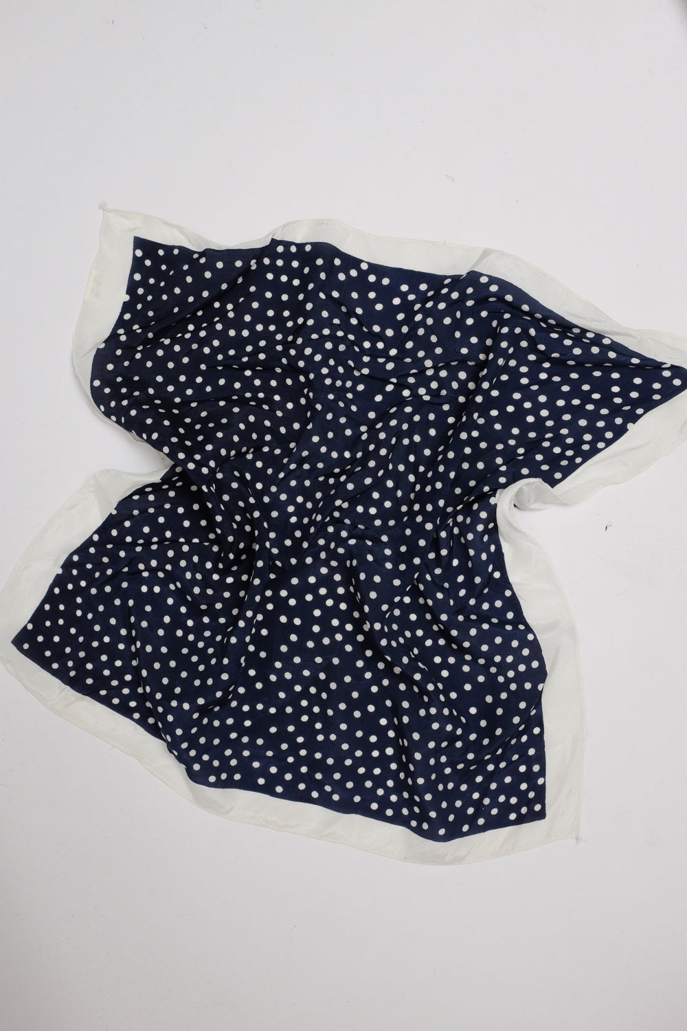PURE VISCOSE VINTAGE POLKA DOTS SCARF
