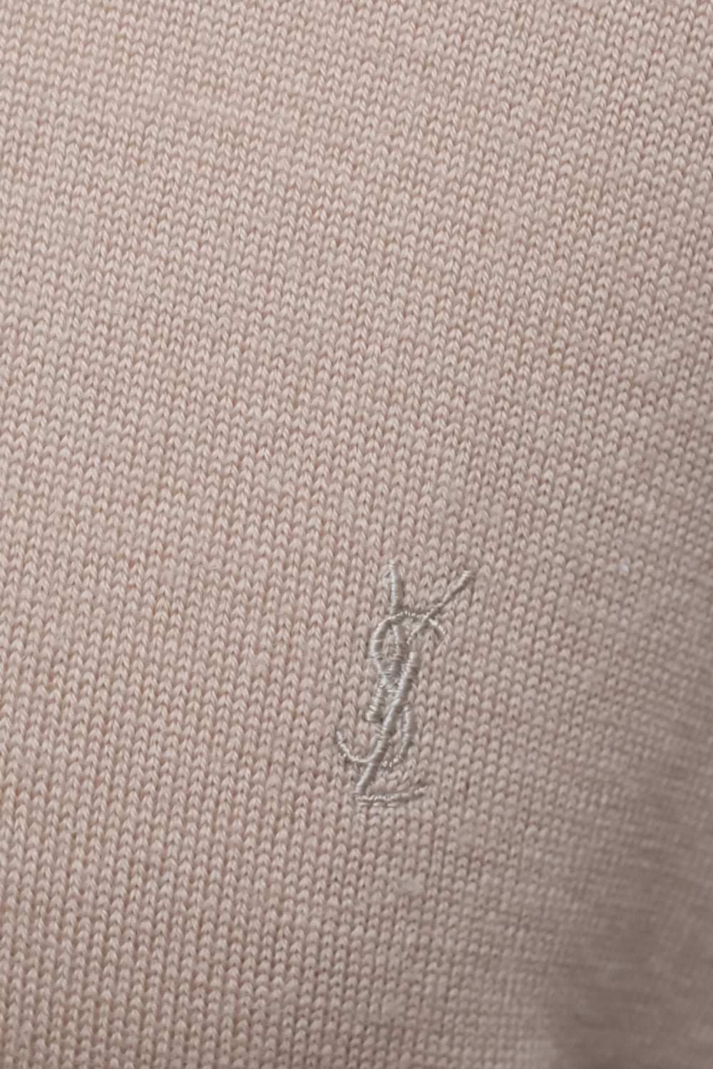 YSL VINTAGE YVES SAINT LAURENT PURE WOOL POLO KNIT
