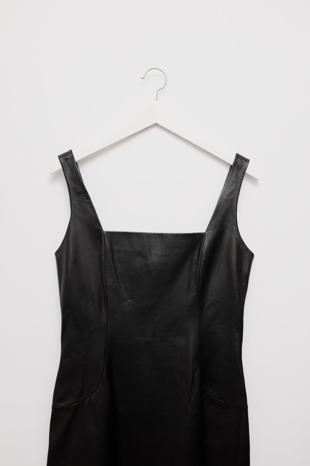 LOEWE BLACK LEATHER DRESS