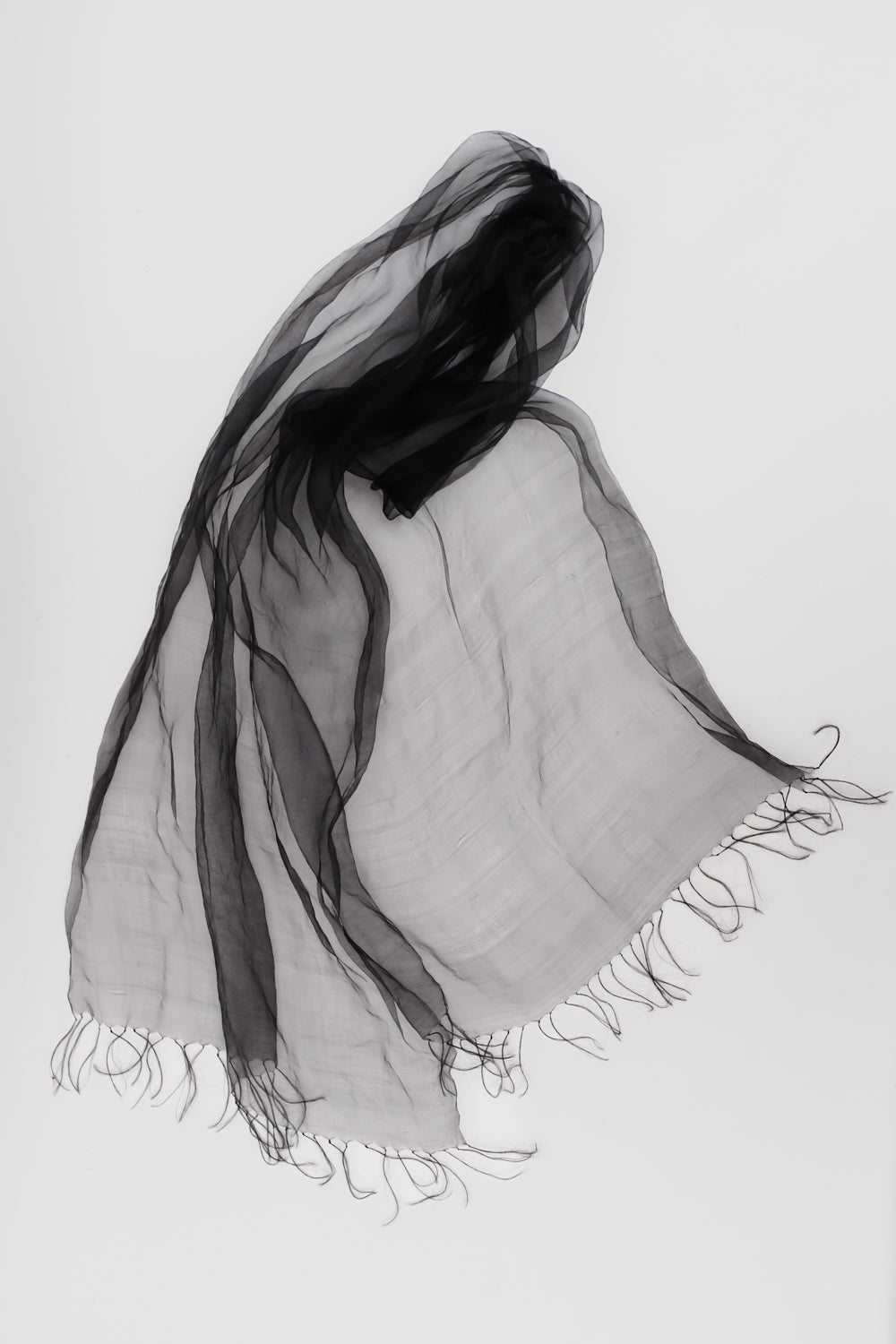 LUCID BLACK VINTAGE XL SCARF