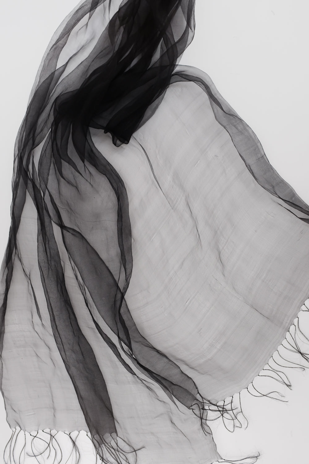 LUCID BLACK VINTAGE XL SCARF