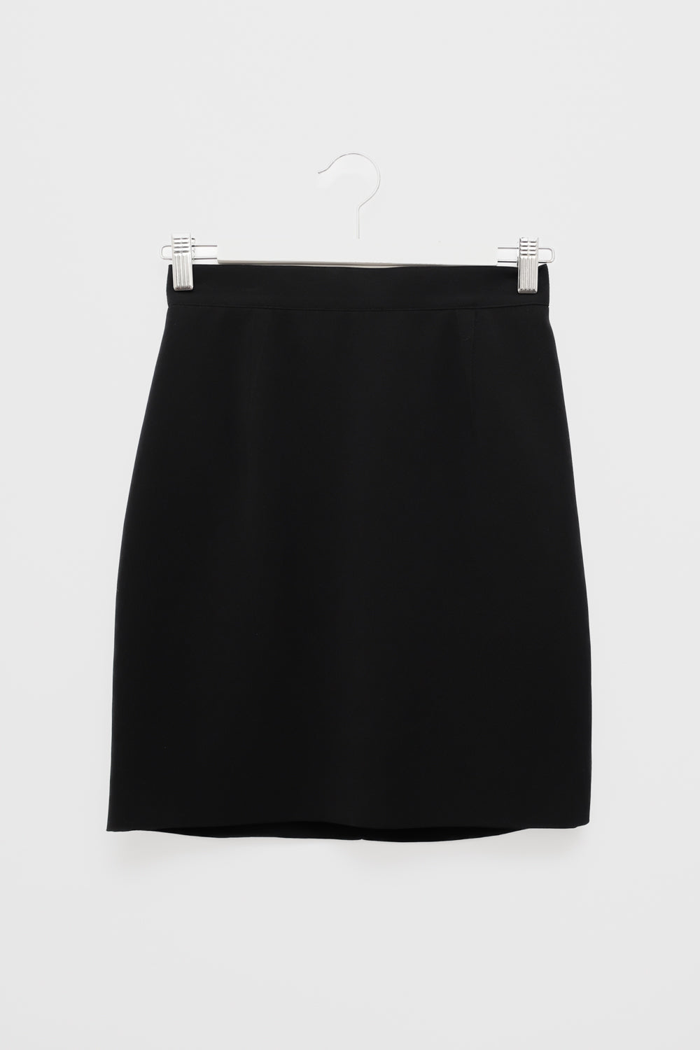 MUGLER VINTAGE BLACK MINI SKIRT