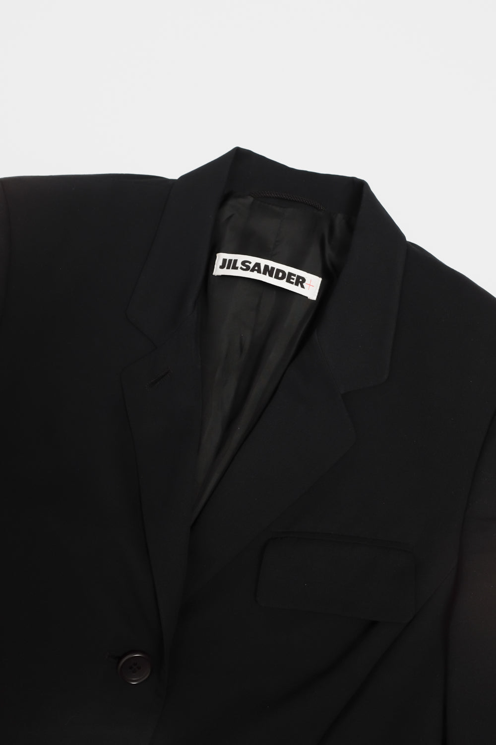 JIL SANDER VINTAGE BLACK WAISTED BLAZER