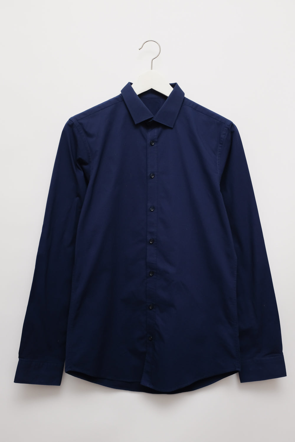 NAVY COTTON SHIRT