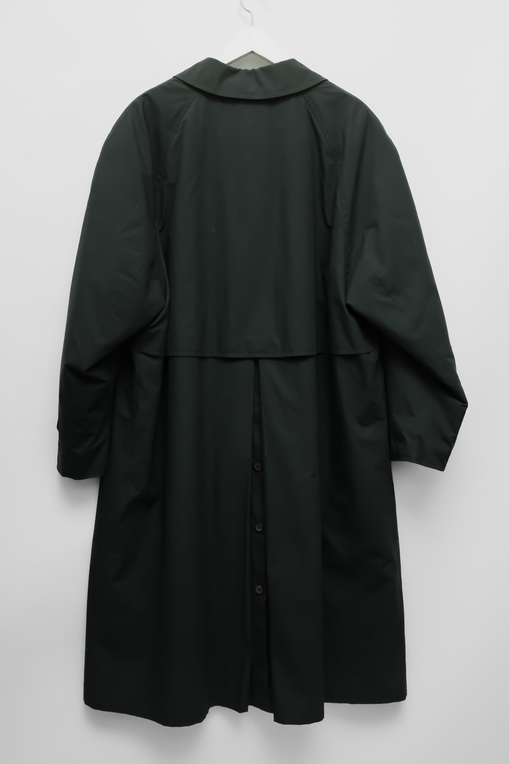 GREEN VINTAGE COAT WITH WOOL LINING
