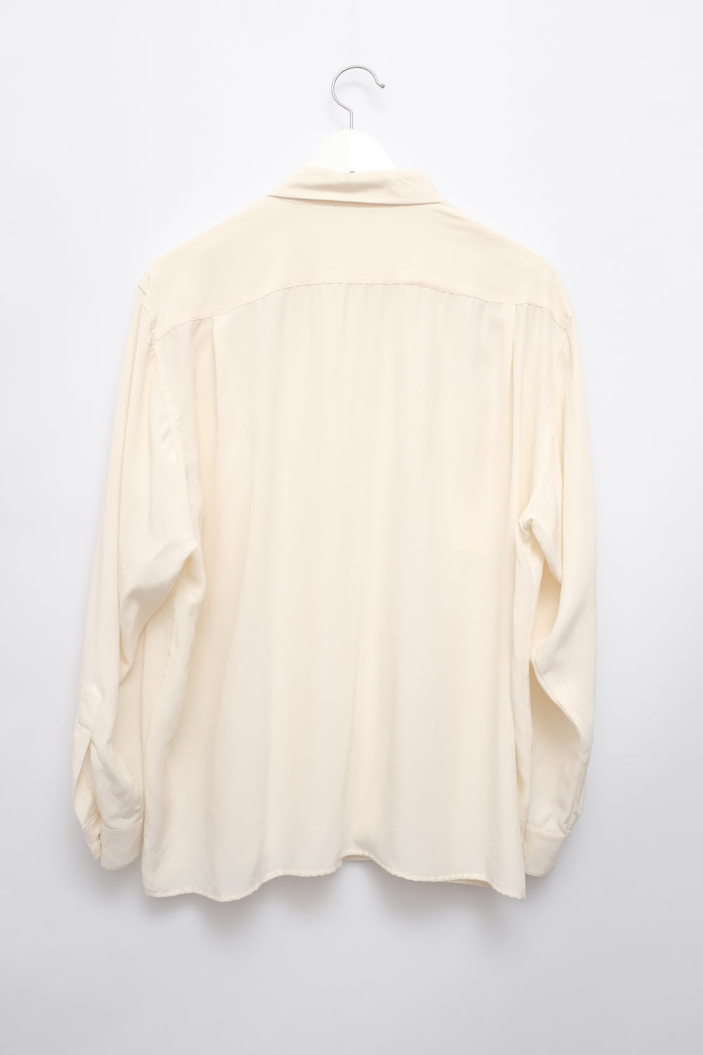 PURE SILK CREAM VINTAGE SHIRT