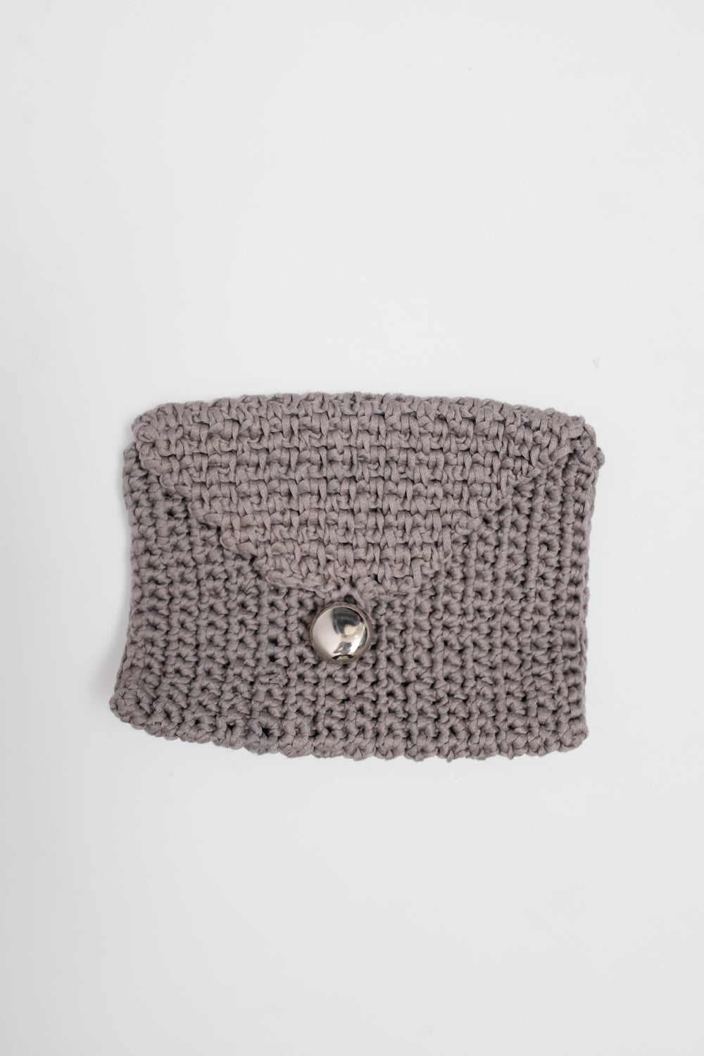 GREY XL CROCHET VINTAGE BAG