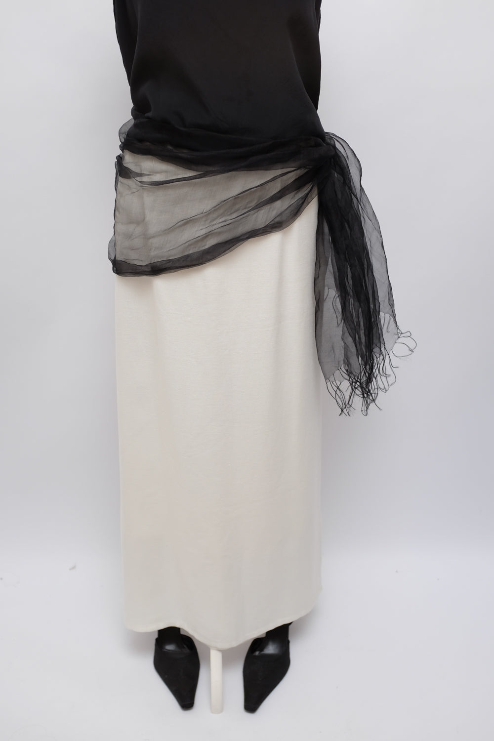 LUCID BLACK VINTAGE XL SCARF