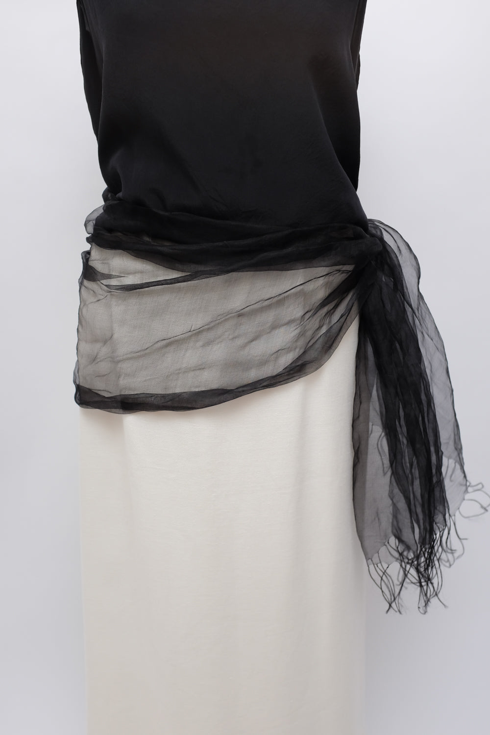 LUCID BLACK VINTAGE XL SCARF