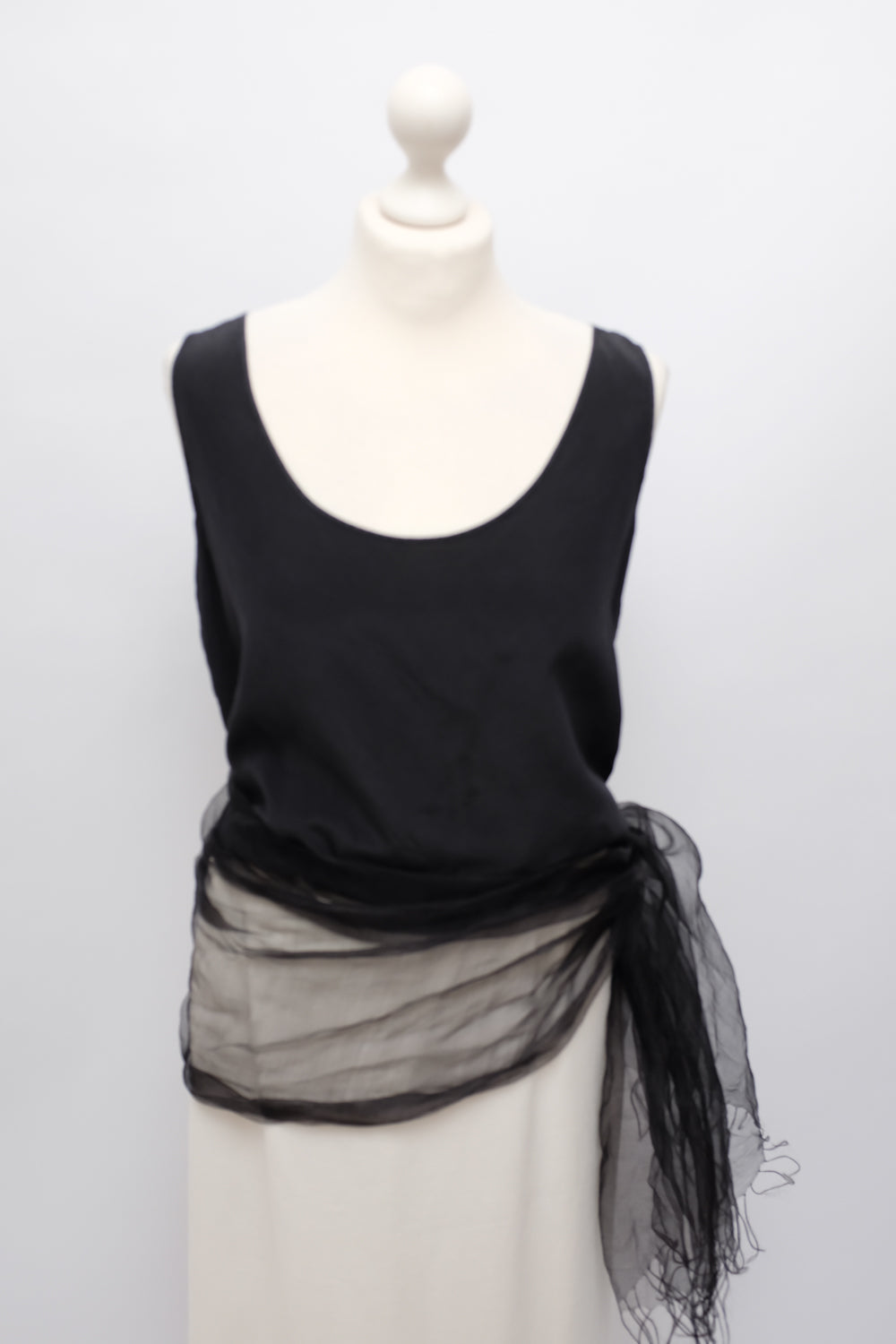LUCID BLACK VINTAGE XL SCARF