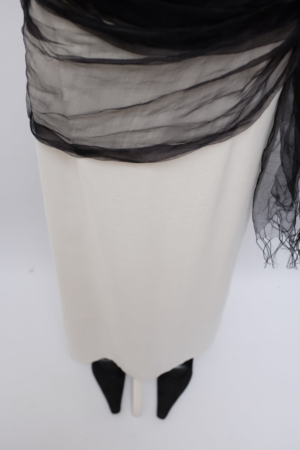 LUCID BLACK VINTAGE XL SCARF