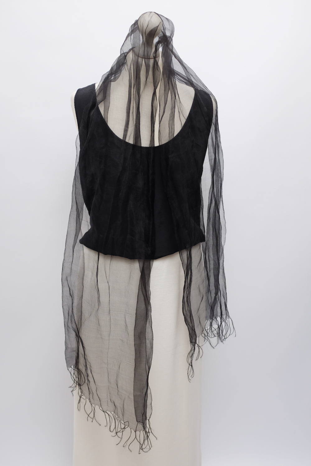 LUCID BLACK VINTAGE XL SCARF