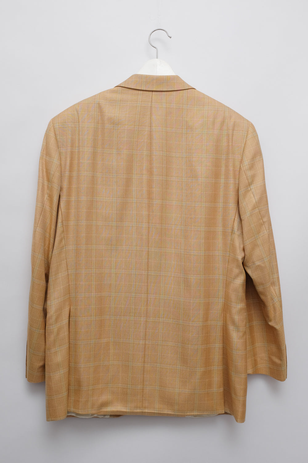 SILK WOOL TARTAN VINTAGE BLAZER