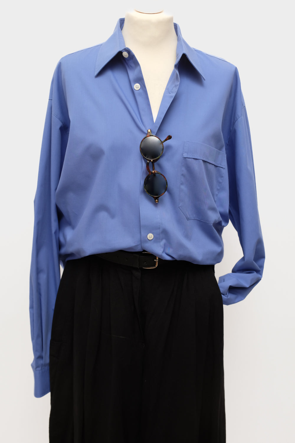 BLUE OVERSIZE SHIRT