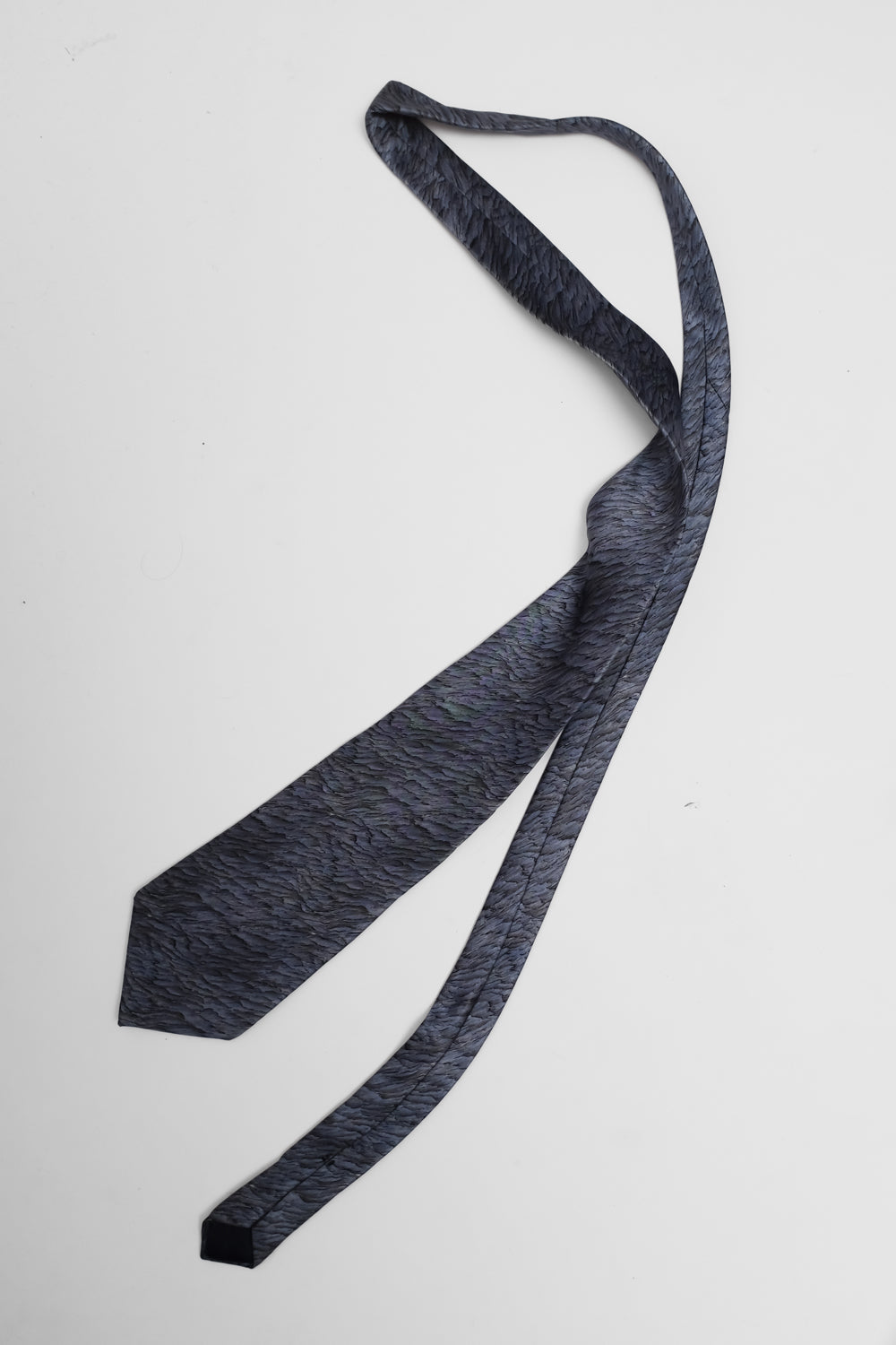 LANVIN VINTAGE PURE SILK WATER TIE