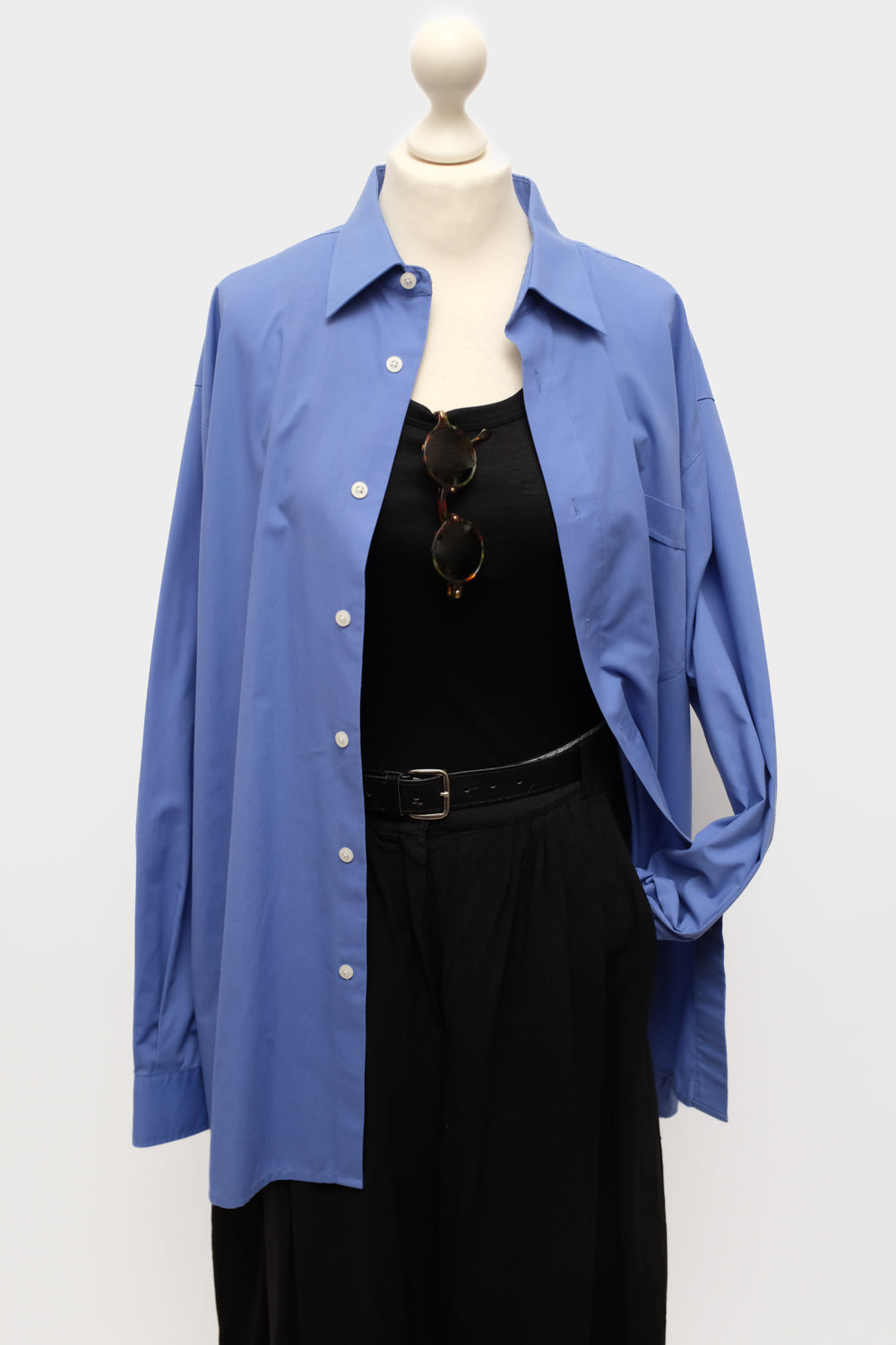 BLUE OVERSIZE SHIRT