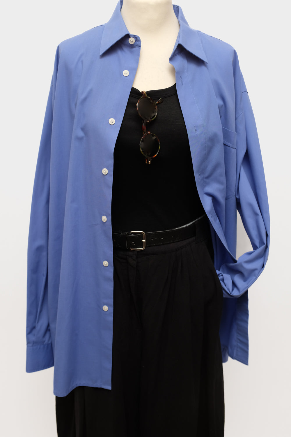 BLUE OVERSIZE SHIRT