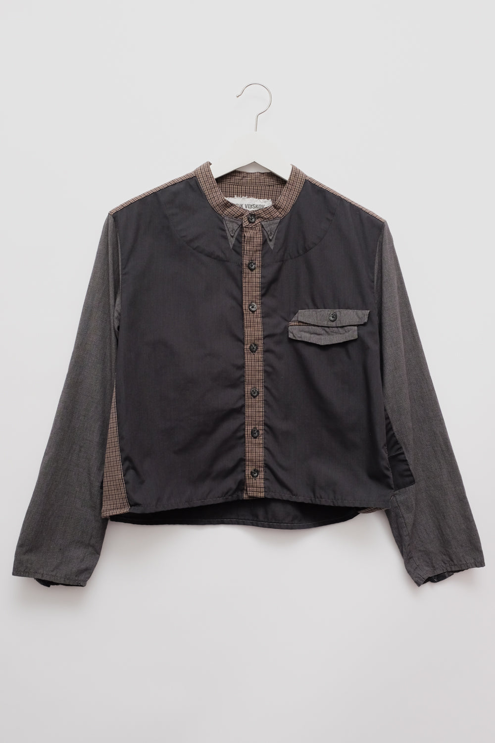 HENRIK VIBSKOV PURE COTTON CROP SHIRT
