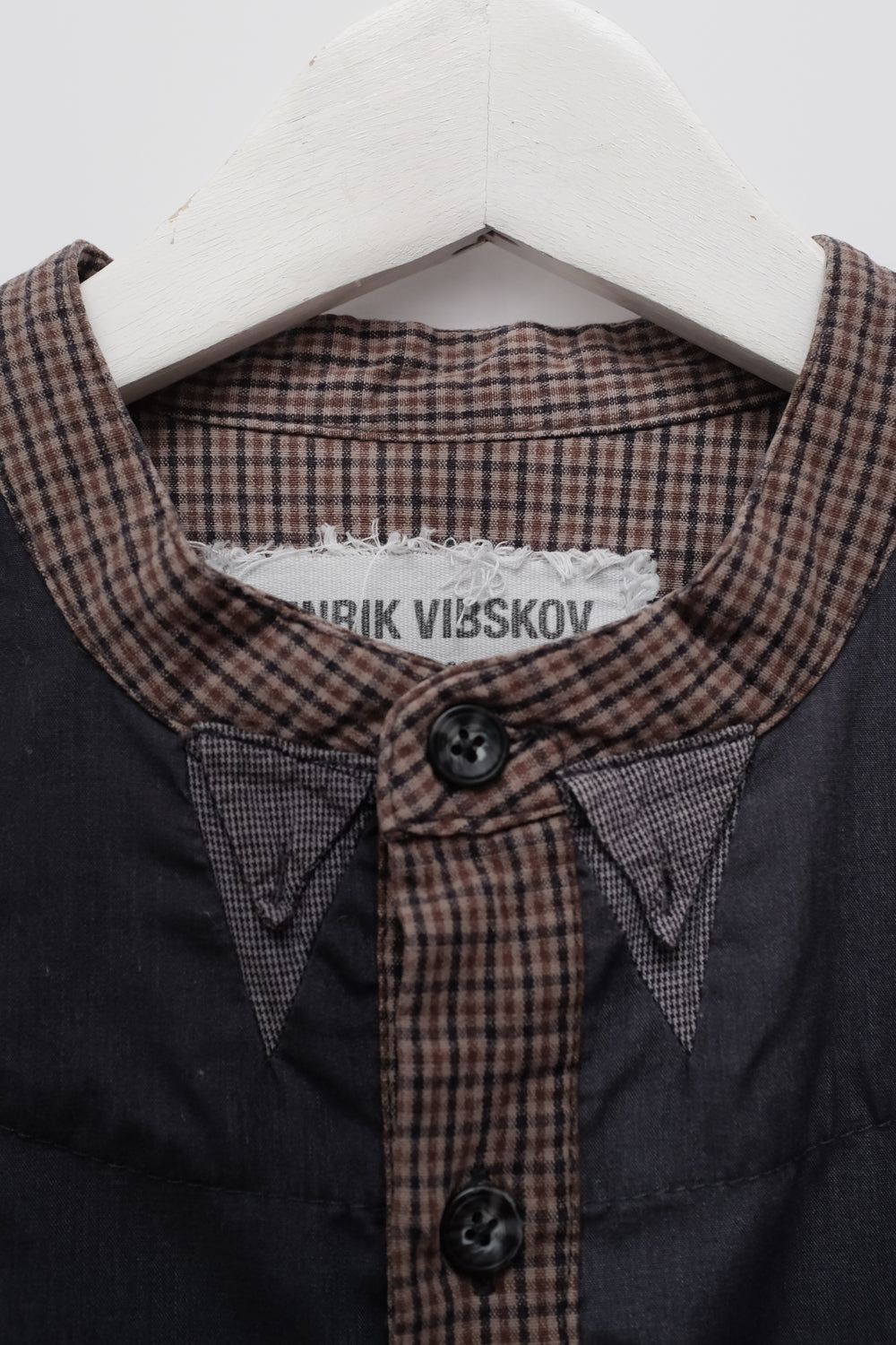 HENRIK VIBSKOV PURE COTTON CROP SHIRT