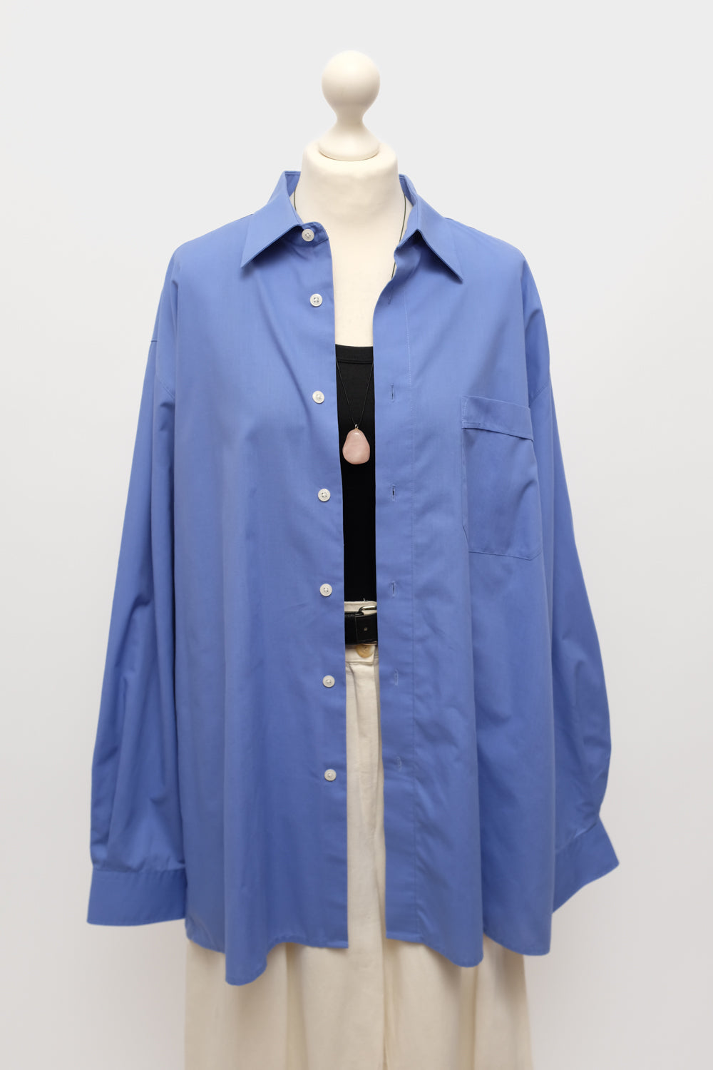 BLUE OVERSIZE SHIRT