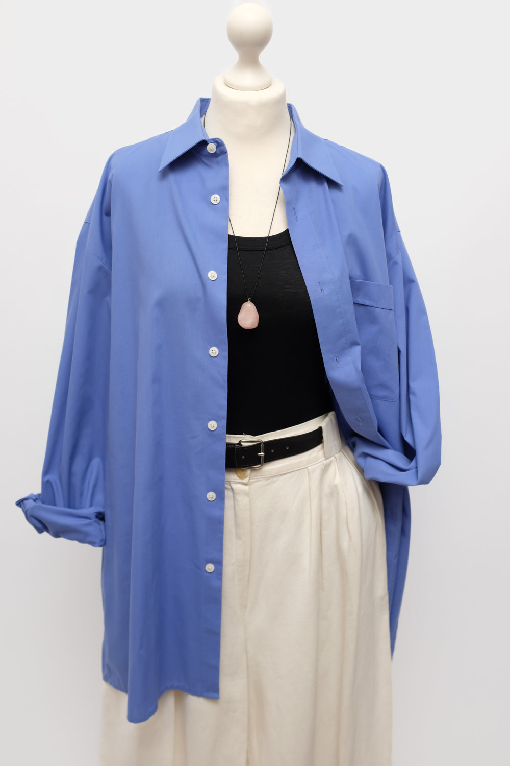 BLUE OVERSIZE SHIRT